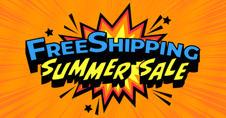 Free Shipping Summer Sale! Now through June 25th! A week of free shipping + up to 50% off select items!