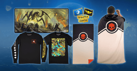 Let freedom ring: Preorder Helldivers 2 merch now! Plus signups for the Fallen Hero’s Vengeance Cape!