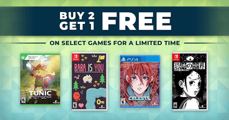 Fangamer Black Friday: The Buy 2 Get 1 Free Physical Game Sale is back for one weekend only!