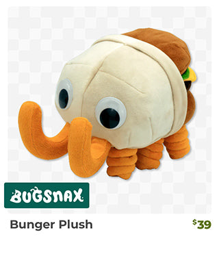 Bugsnax Bunger Plush is back in stock at Fangamer.com