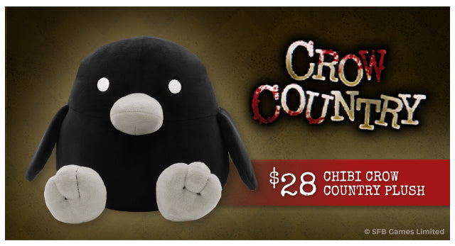 New Crow Country plush is available at Fangamer.com