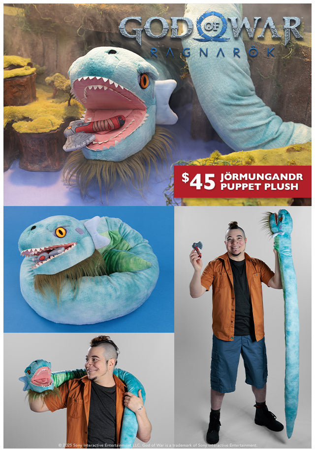 New God of War plush is available at Fangamer.com