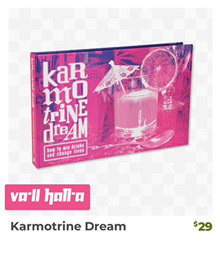 VA-11 Hall-A Karmotrine Dream Cocktail Recipe Book is back in stock at Fangamer.com
