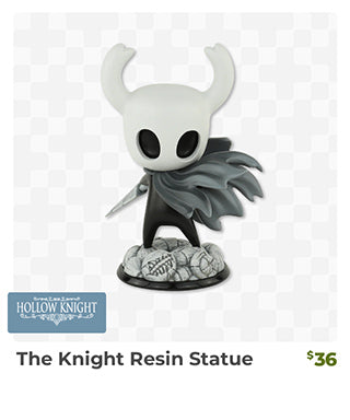 Hollow Knight Knight Resin Statue is back in stock at Fangamer.com