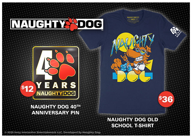 New Naughty Dog Collection is available at Fangamer.com