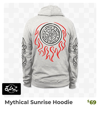 Mythical Sunrise Hoodie
is back in stock at fangamer.com