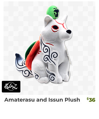 Amaterasu and Issun Plush is back in stock at Fangamer.com