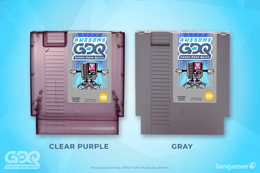 AGDQ 2025 Limited Edition NES Cartridge