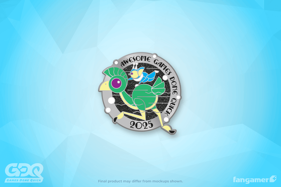 AGDQ 2025 Finale Pin: Fleeing Friends