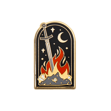 Bonfire Enamel Pin