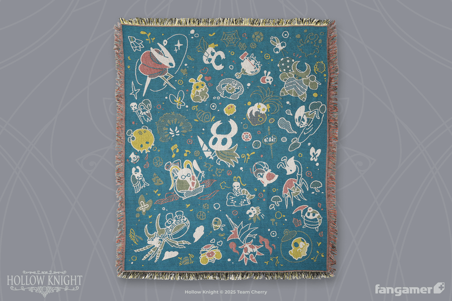 Cozy Critters Throw Blanket - Hollow Knight