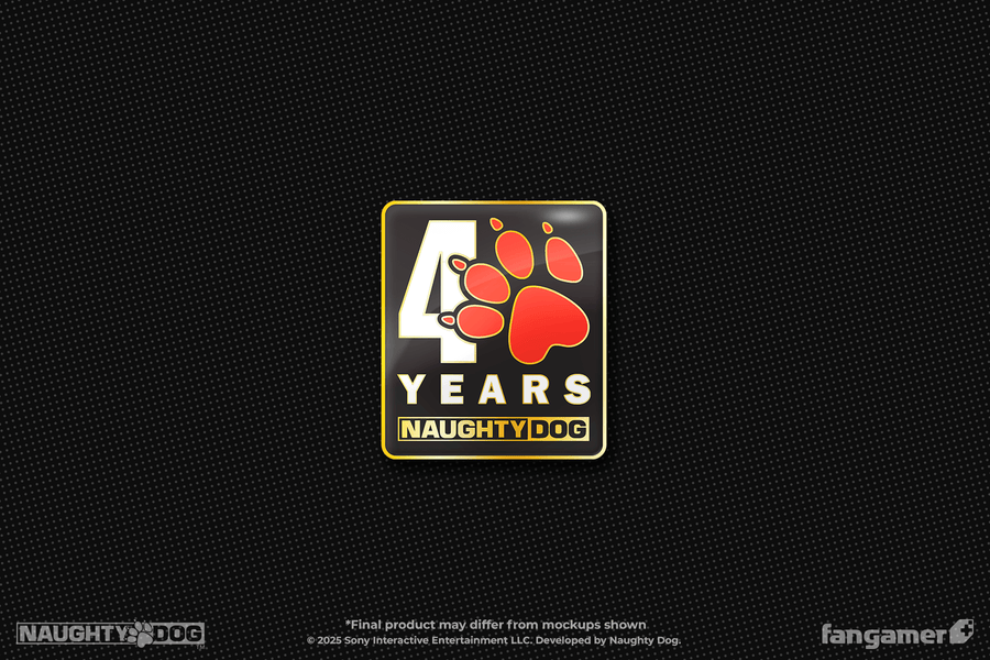 Naughty Dog 40th Anniversary Pin - Naughty Dog