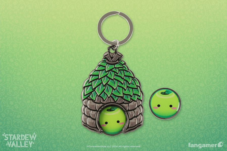 Junimo Hut Token Keychain - Stardew Valley