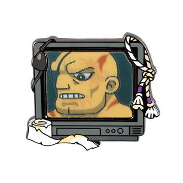 Street Fighter Buddies Lenticular Pin: Sagat