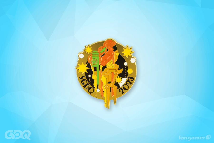 SGDQ 2023 Finale Pin: Vertical Sparks