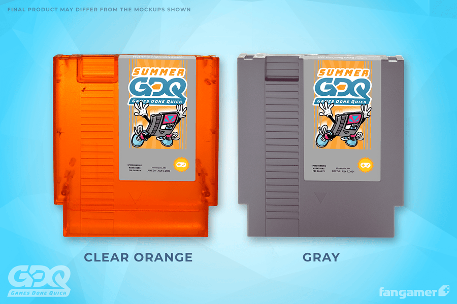 SGDQ 2024 Limited Edition NES Cartridge