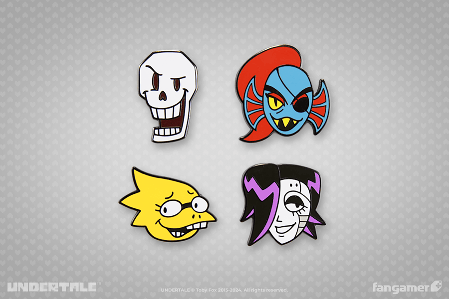Character Pins Set 2 - UNDERTALE