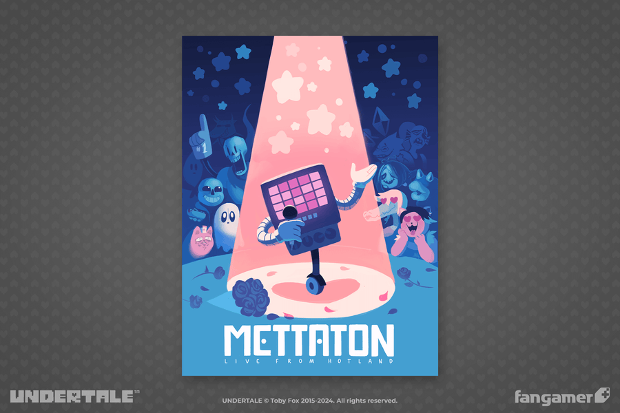 Mettaton: Live from Hotland Poster - UNDERTALE