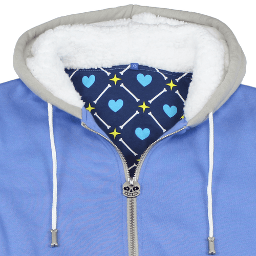 Comme des garcons top zip up hoodie undertale