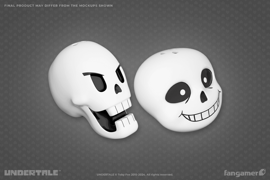 Sans & Papyrus Salt & Pepper Shaker Set - UNDERTALE