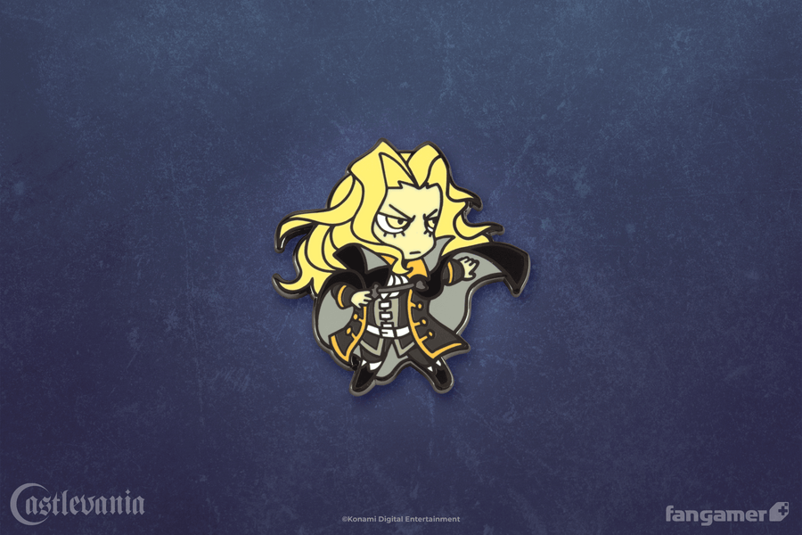 Chibi Alucard Pin - Castlevania