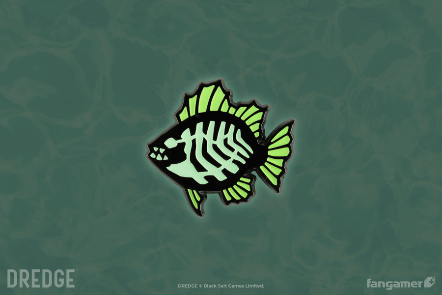 Voltaic Grouper Glow-in-the-Dark Pin - DREDGE