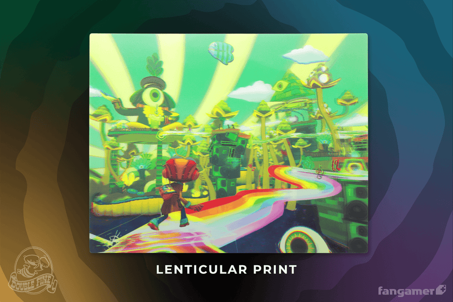 Eye Shrine Lenticular Print