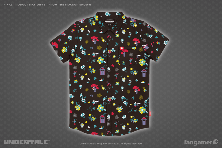 Underground Garden Button-Up Shirt - UNDERTALE