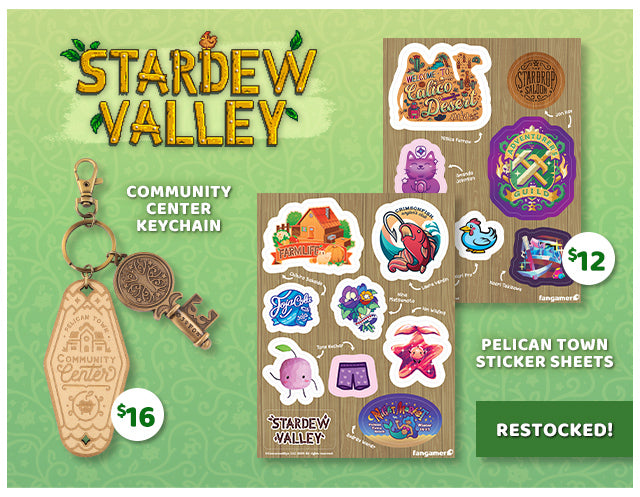 New Stardew Valley merch now available at Fangamer.com