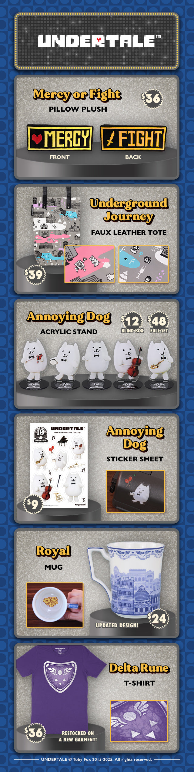 New Undertale merch is available at fangamer.com