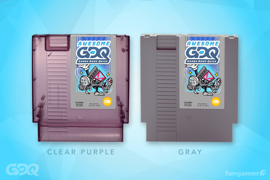 AGDQ 2023 Limited Edition NES Cartridge