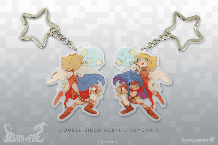 Ryu & Nina Acrylic Keychain