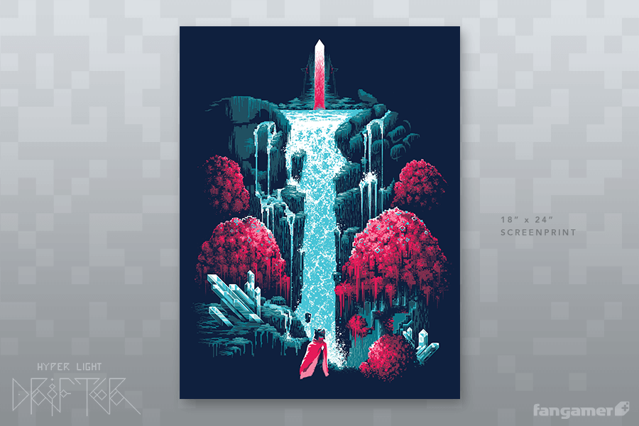 Fallen Poster - Hyper Light Drifter