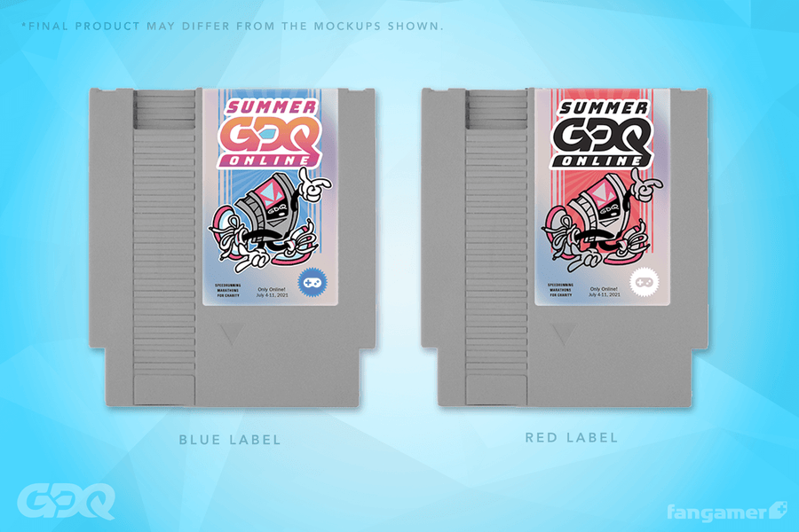 SGDQ 2021 Limited Edition NES Cartridge