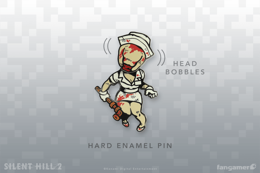 Bobblehead Nurse Pin