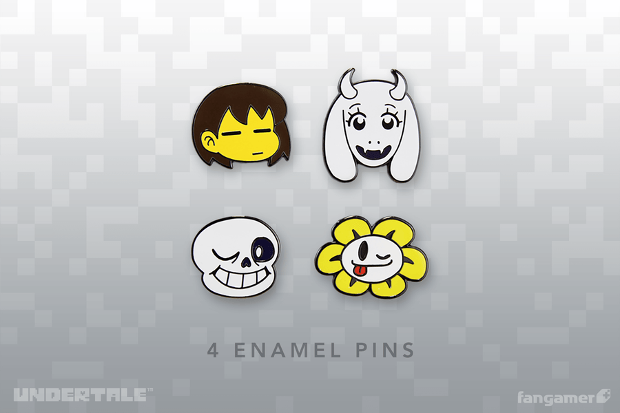 UNDERTALE - Character Pins Set 1