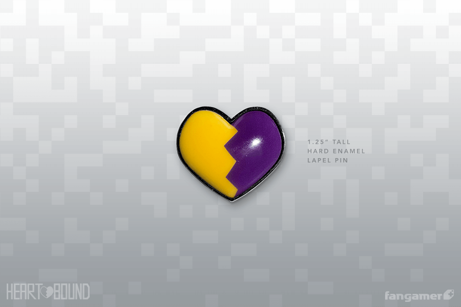Split Heart Pin - Heartbound