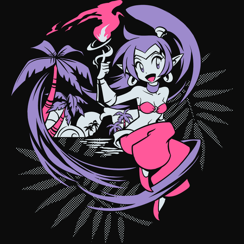 Shantae - Tropical Blacklight - Fangamer